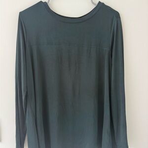 Zara Dark Green Long Sleeve Top